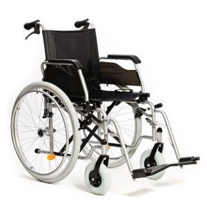 Wózek inwalidzki ręczny stalowy Solid Plus VITEA CARE VCWK 43L