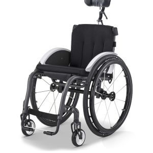Wózek inwalidzki wykonany ze stopów lekkich Nano wersja stab