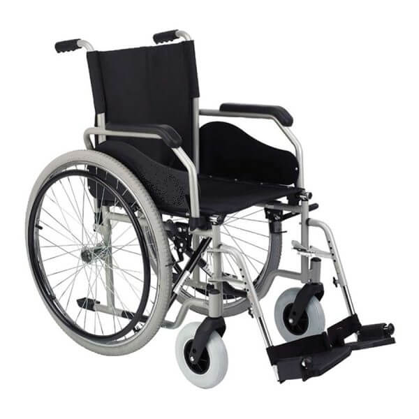 Wózek inwalidzki ręczny stalowy Basic Plus VITEA CARE VCWK43BP