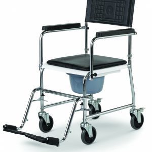 HCDA Wózek inwalidzki toaletowy, transportowy MEYRA – 120 kg