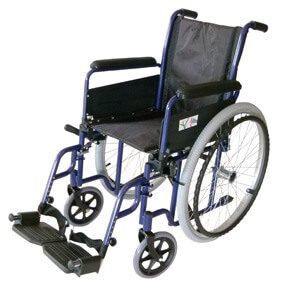 Wózek inwalidzki ręczny stalowy New Classic (wheelchair)