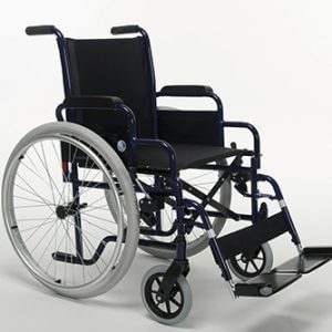 Wózek inwalidzki stalowy wzmocniony do 150 kg 28 Vermeiren