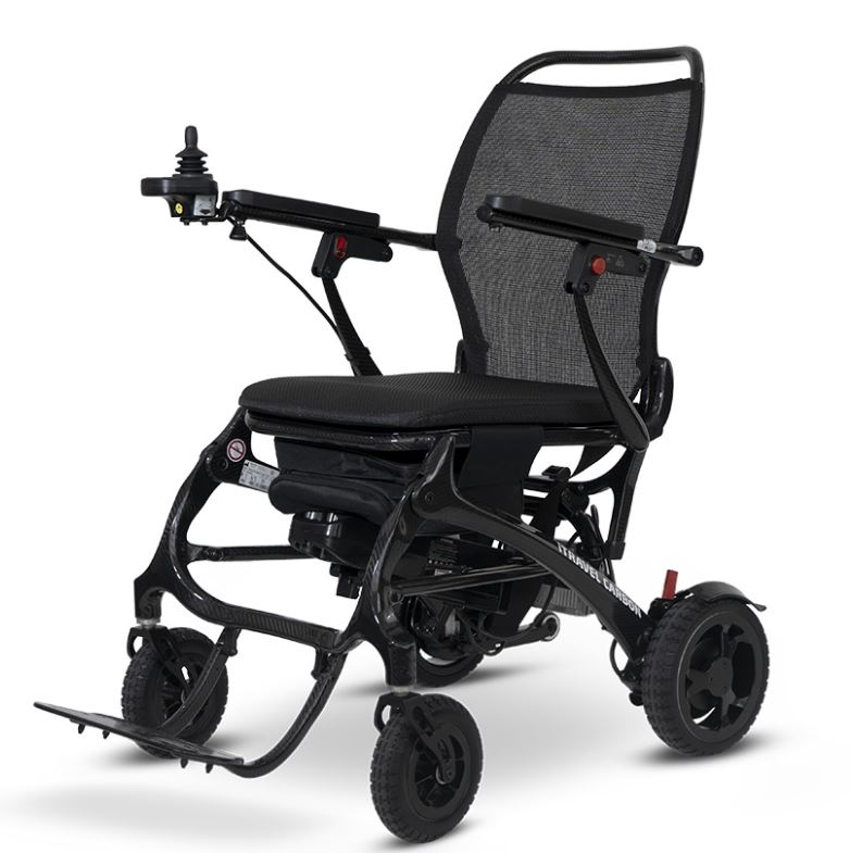 wózek inwalidzki o napędzie elektrycznym iTravel Carbon Meyra