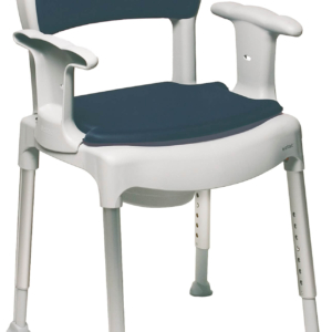 Etac Swift Commode - krzesełko toaletowe (wielofunkcyjne) z wyjmowanymi: podłokietnikami i oparciem (130 kg)