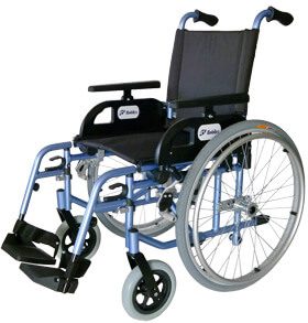 Wózek inwalidzki ręczny aluminiowy Flipper Wózek inwalidzki ręczny aluminiowy Flipper