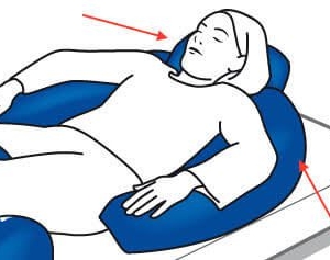 SYSTAM Half-moon cushion + Removable back cushion - Poduszka półksiężyc wraz z poduszką pod głowę